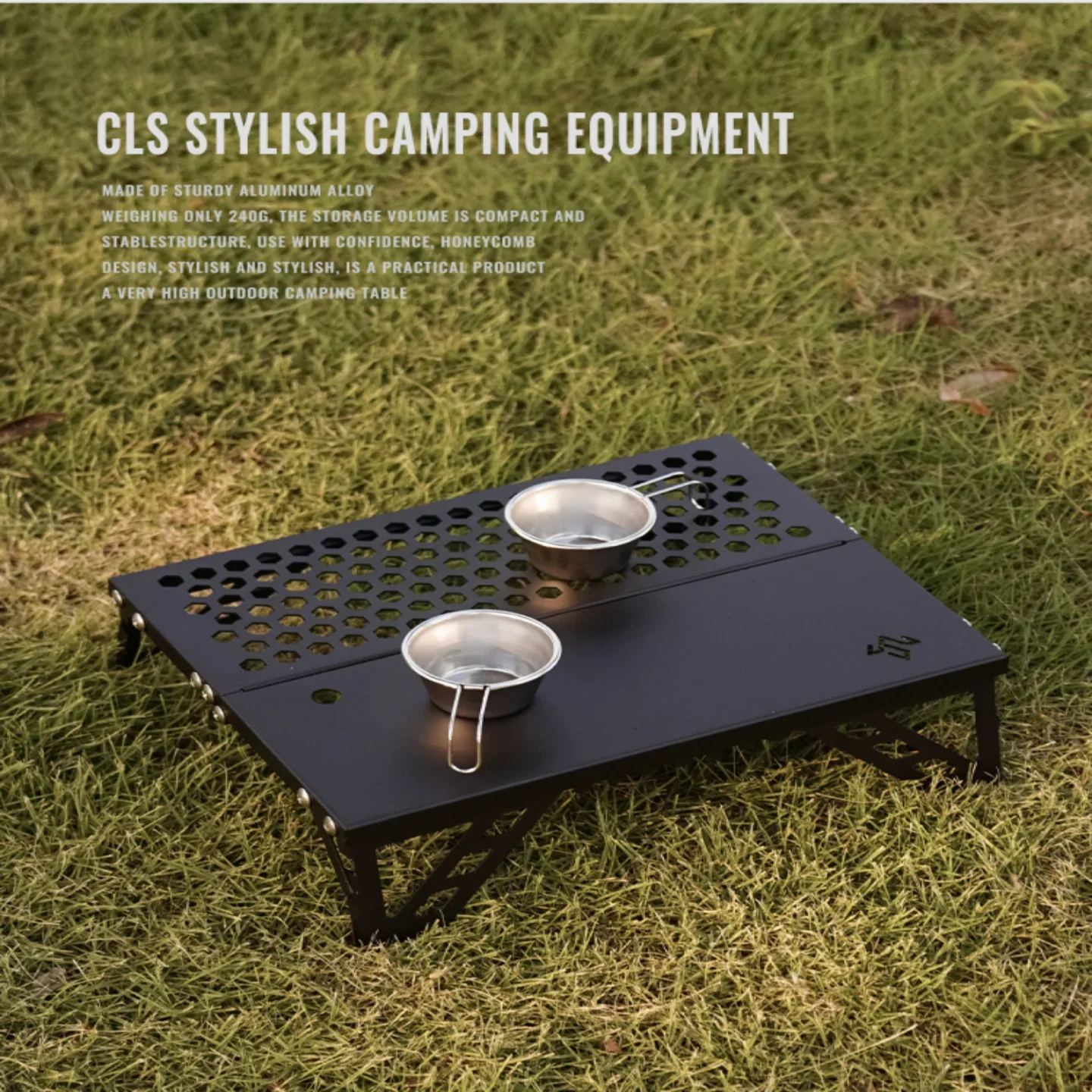 Folding Picnic Table - CLS Outdoor Mini Folding Aluminum Table