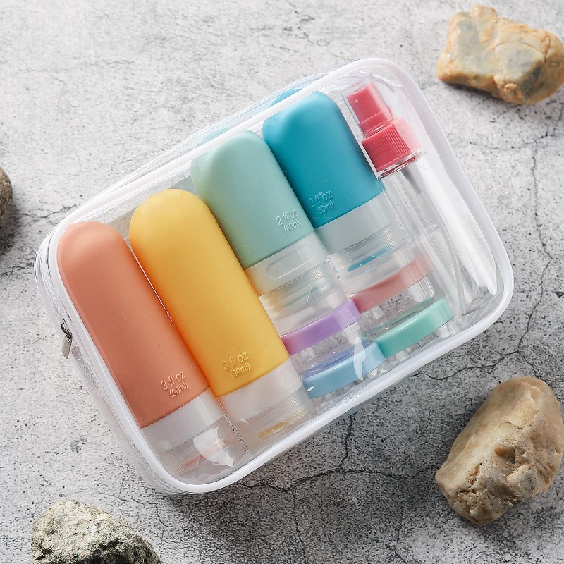 Outdoor Furniture Modern - Leak Proof Travel Bottles Set Portable