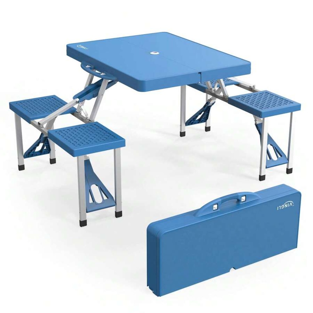 4 Ft Folding Camping Picnic Ta - Folding Picnic Table ulasan dan harga