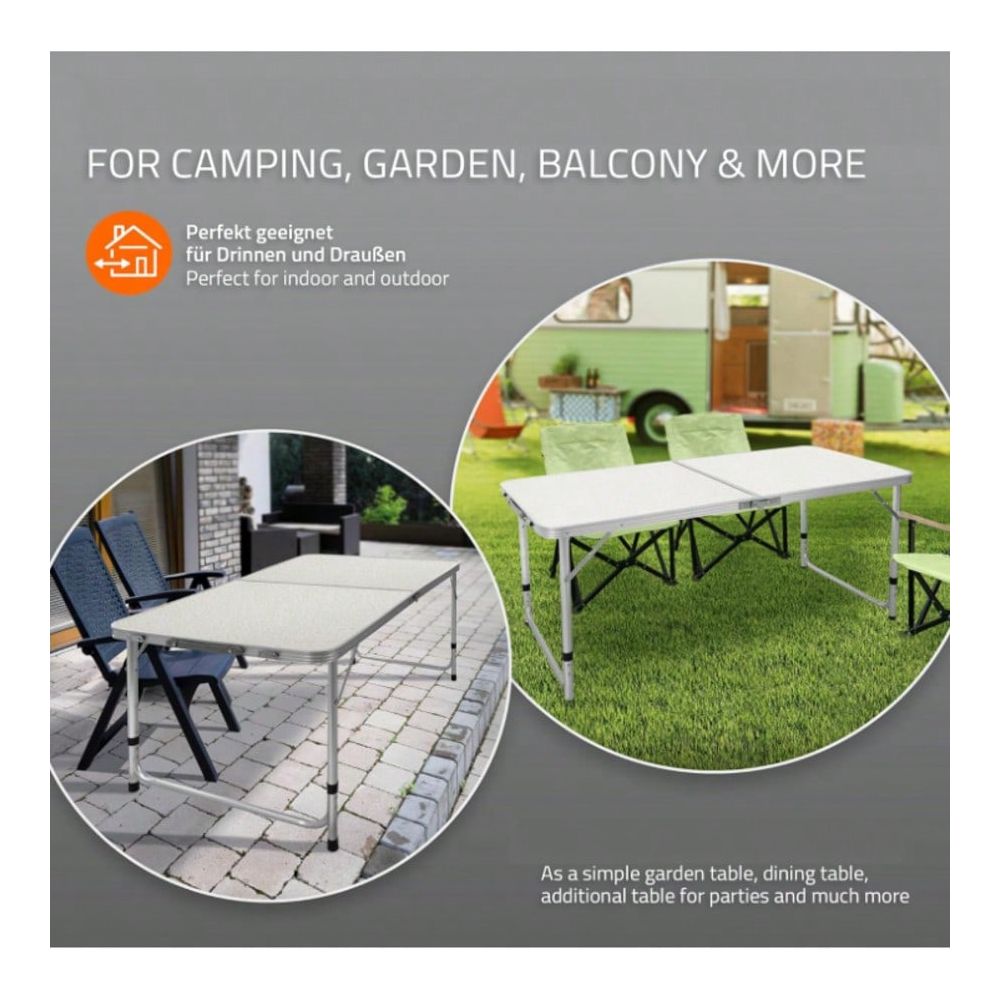 Portable Folding Table, Suitab - Folding Picnic Table ulasan dan harga