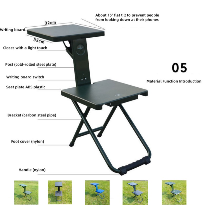 Portable Outdoor Folding Writi - Outdoor Furniture Green ulasan dan harga