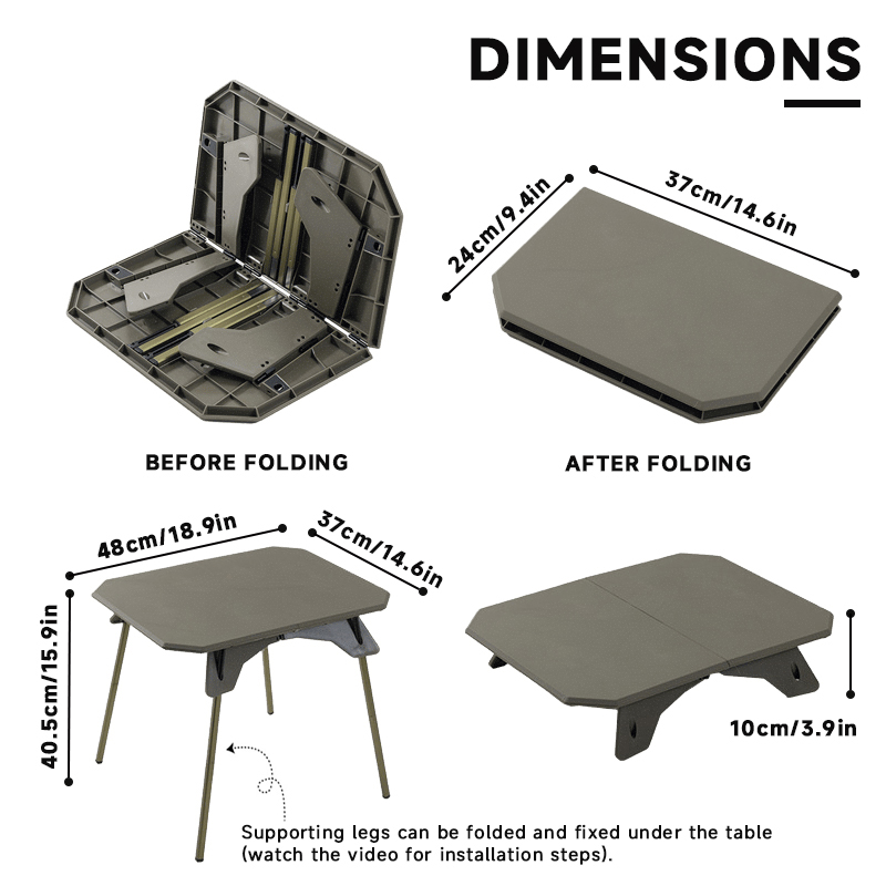 WESTTUNE Outdoor Camping Table - Folding Picnic Table ulasan dan harga