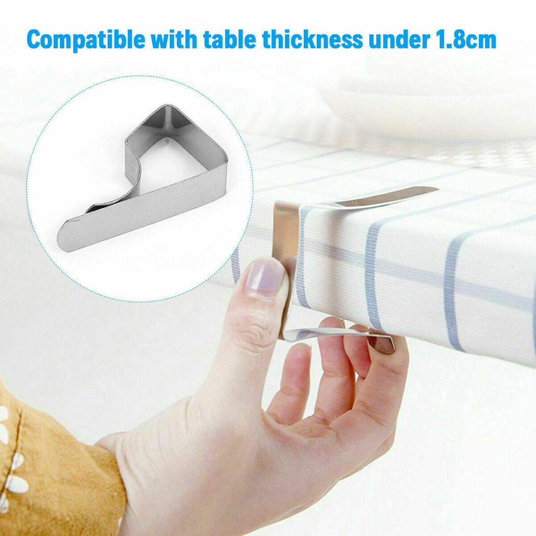 8Pcs Stainless Steel Tableclot - Folding Picnic Table ulasan dan harga