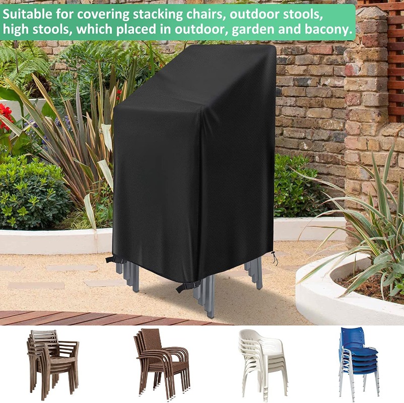 1/2/PCS Stacked Chair Dust Cov - Outdoor Furniture Covers ulasan dan harga