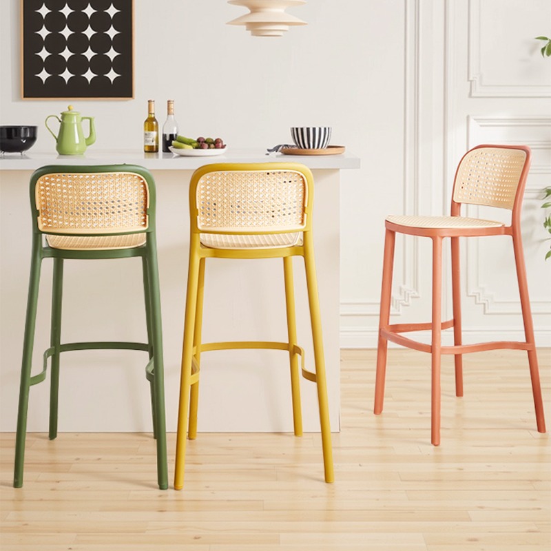 Rattan Dining Room Bar Chair C - Outdoor Furniture Green ulasan dan harga