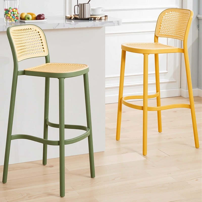 Rattan Dining Room Bar Chair C - Outdoor Furniture Green ulasan dan harga
