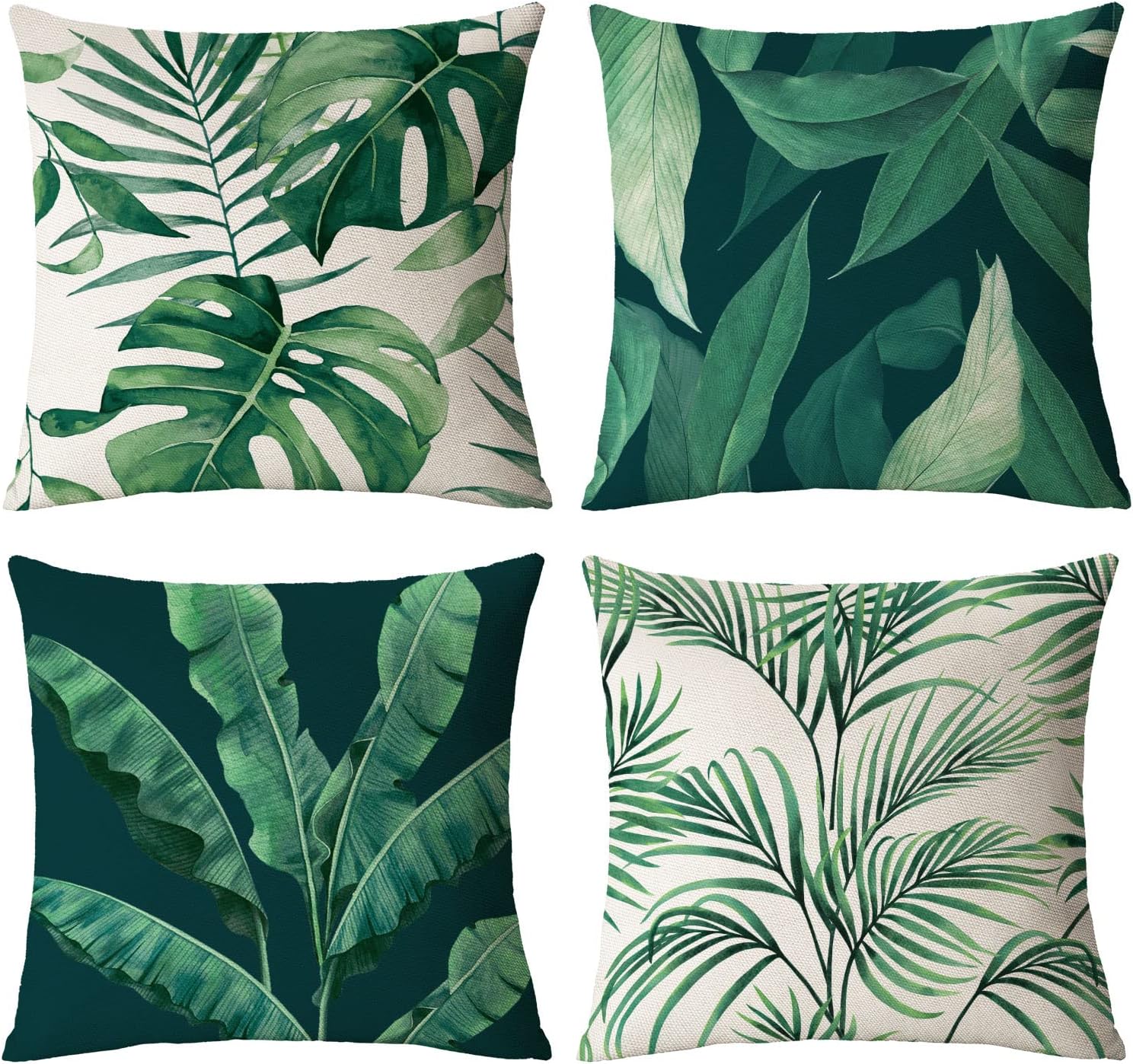 Green Plant Throw Pillow Case  - Outdoor Furniture Green ulasan dan harga