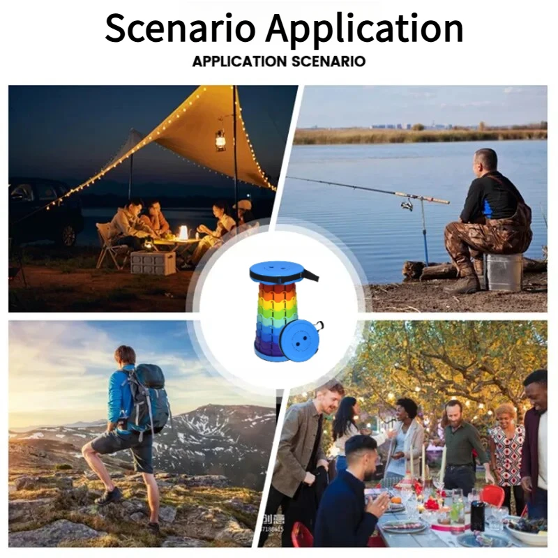 Rainbow Telescopic Camping Sto - Outdoor Furniture Modern ulasan dan harga