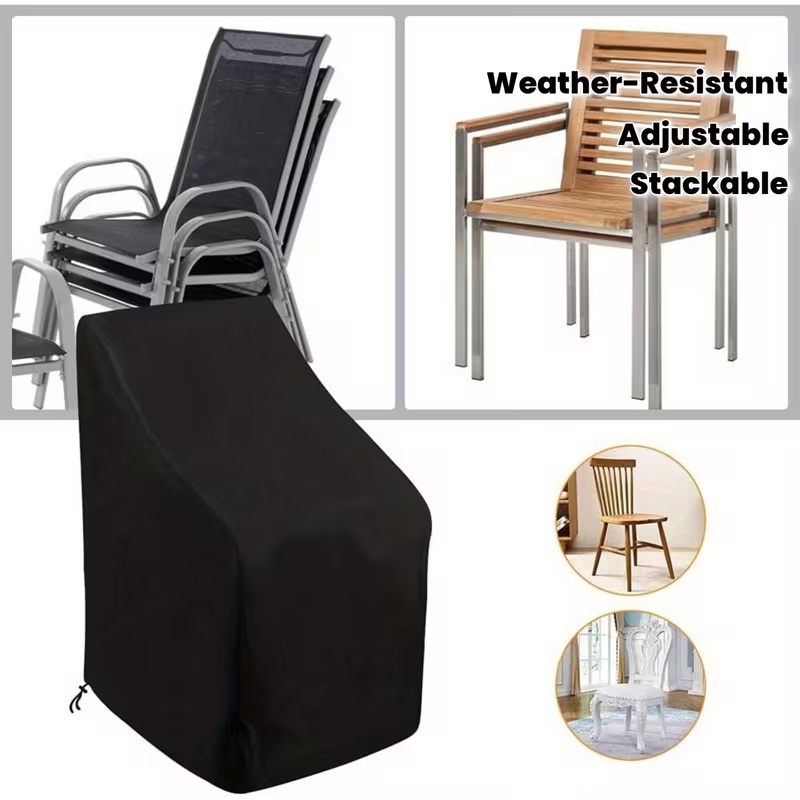 1pc Heavy-Duty Stacking Outdoo - Outdoor Furniture Covers ulasan dan harga