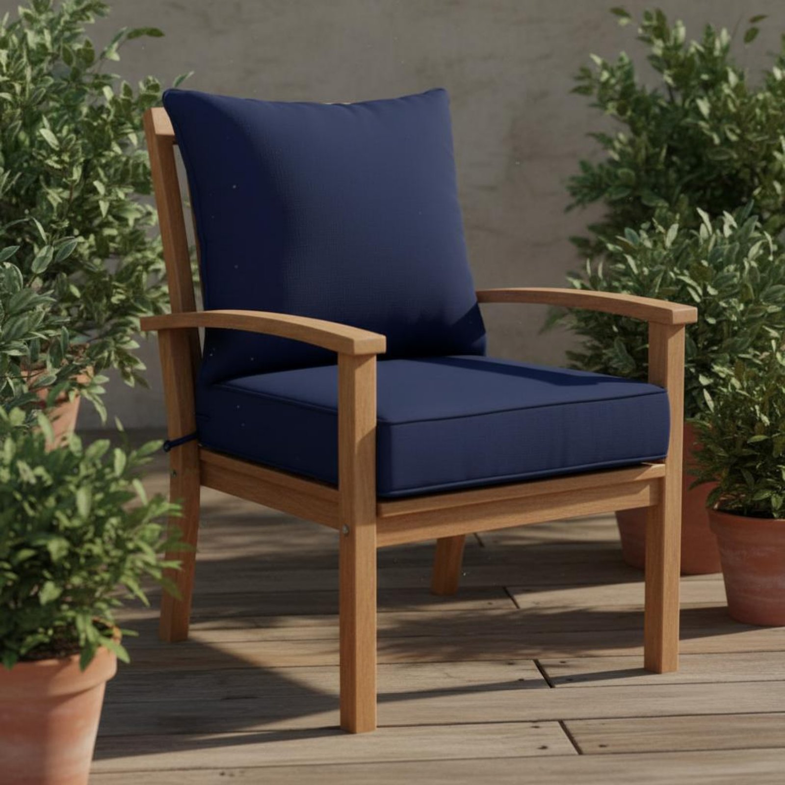 Patio Chair Pad Hidden Closure - Outdoor Furniture Modern ulasan dan harga