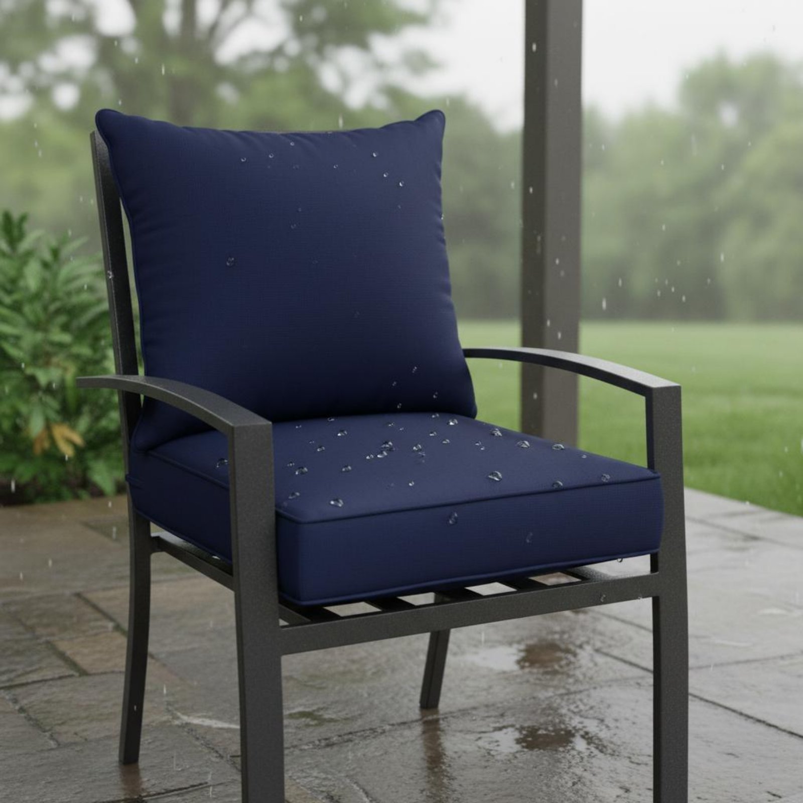 Patio Chair Pad Hidden Closure - Outdoor Furniture Modern ulasan dan harga