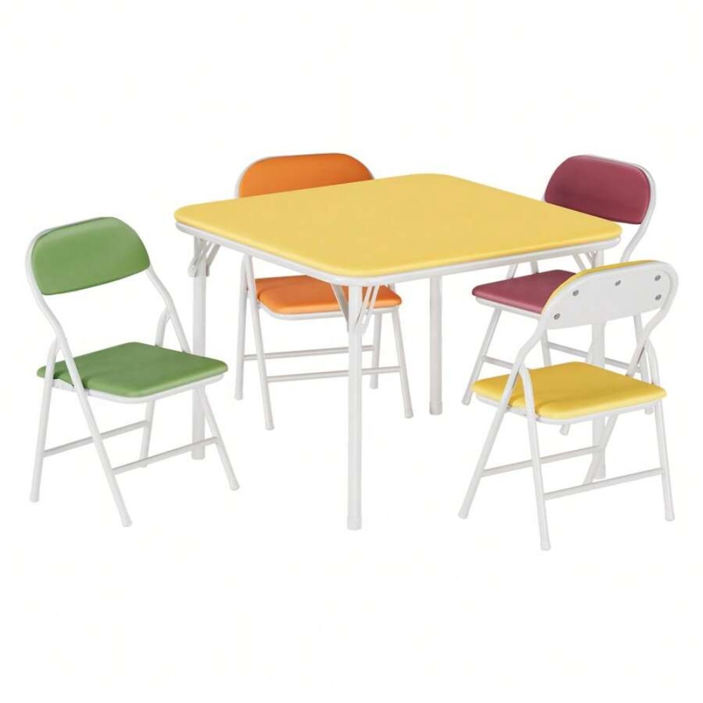 Foldable Square Table and Chai - Folding Picnic Table ulasan dan harga