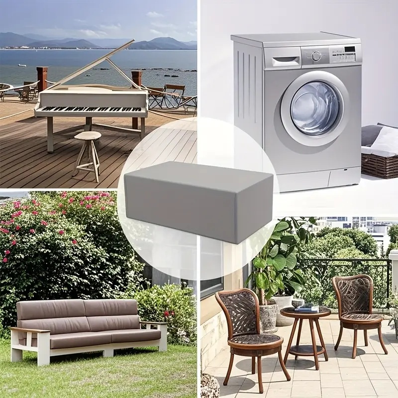 Silver Oxford Fabric Protectiv - Outdoor Furniture Covers ulasan dan harga